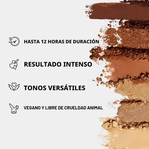 Miniatura 2 de Urban Decay Naked Mini Eyeshadow Palette - 6 Multi-use Shades, Ultra-Blendable, Lasts Up to 12 Hours, Crease-free, Matte Shimmer or Metallic