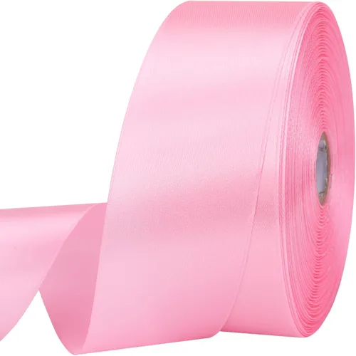 Miniatura 30 de Cinta de satén dorada de 1 pulgada de 50 yardas para envolver regalos, bodas, manualidades, Navidad, Pascua, flores, cabello, decoraciones de Dorado