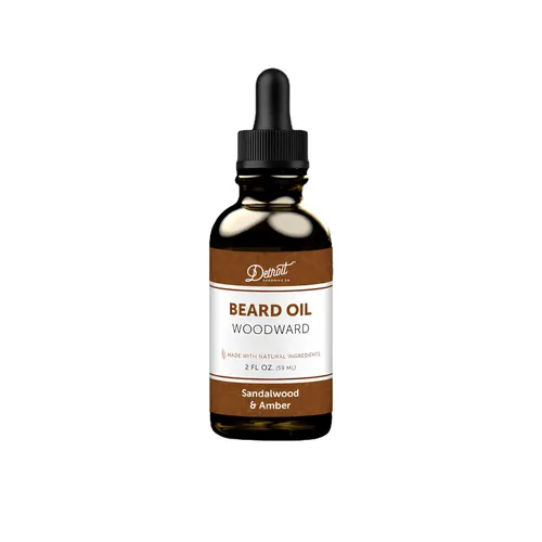 Miniatura 27 de Detroit Grooming Co. Aceite para barba Fórmula hidratante y nutritiva con vitamina E Cereza y tabaco • Traverse City (1 oz)