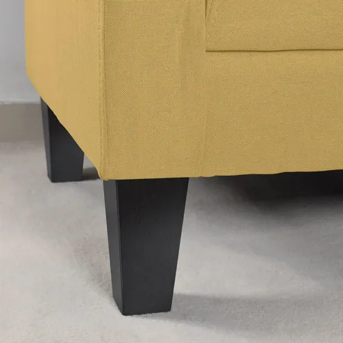 Miniatura 3 de Juego de 6 patas para muebles de 6 pulgadas, color negro, patas otomanas de repuesto para sofá seccional, cómoda, reclinable, mesita de noche