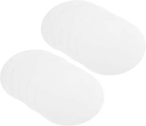 Miniatura 15 de PATIKIL Papel de cartón redondo de 2 pulgadas, 50 unidades de círculos de disco en blanco para decoración de fiestas, manualidades, manualidades
