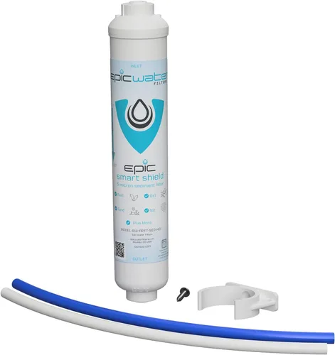 Epic Smart Shield | Kit de filtro de sedimentos | En línea | 5 micras | Pushfit 3/8 | Suciedad, óxido, arena, limo, desechos, arcilla, materia
