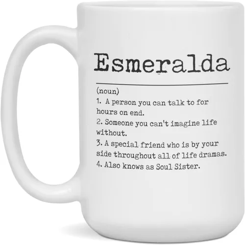 Miniatura 3 de Soul sister mug Esmeralda best friend definition custom personalized mug, 11-Ounce White