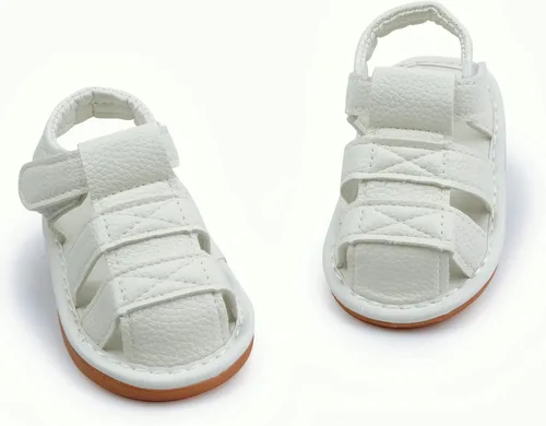 Miniatura 5 de WILLFUN Sandalias chirriantes de verano para bebé, niño, niña, suela de goma de primera calidad, puntera cerrada, antideslizantes, zapatos