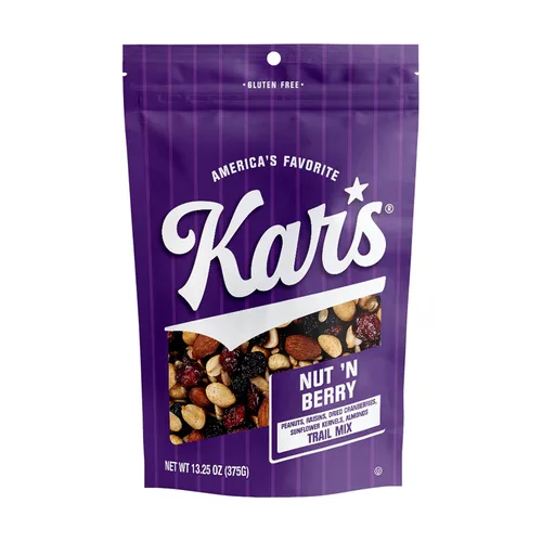 Miniatura 26 de Kar's Nuts Cranberry Almond Delight Trail Mix, paquetes individuales de 3 onzas, paquete a granel de 42, aperitivos sin gluten