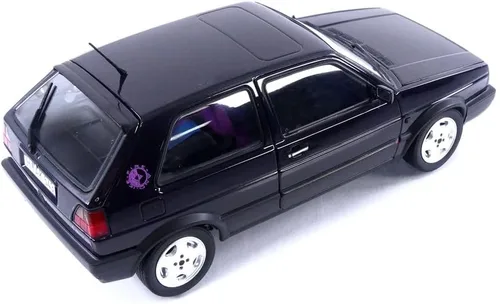 Miniatura 5 de Norev 1991 Golf GTI Fire and Ice Dark Purple Metálico 1/18 Diecast Model Car 188558