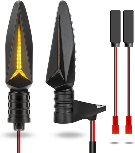 Miniatura 8 de Señales de giro LED para motocicleta KICRY, intermitentes frontales compatibles con BMW F650GS F700GS F800G F800R F800ST HP2 Sport K1200R K1300R