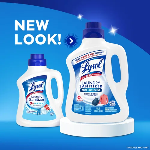 Miniatura 11 de Lysol Líquido desinfectante para la ropa, aditivo detergente para ropa y ropa de cama, elimina las bacterias que causan el olor, lino vigorizante