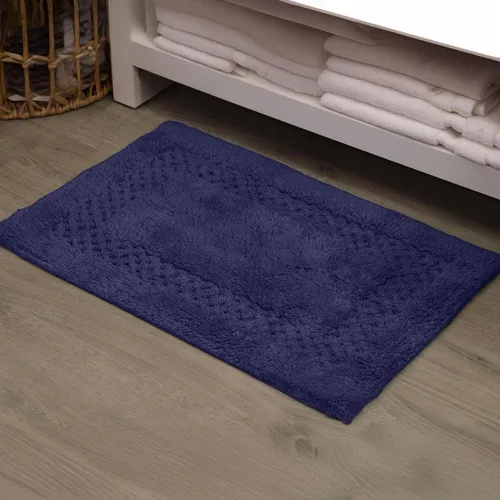 Miniatura 81 de Home Weavers Classy - Juego de alfombras de baño 100 % algodón, decoración de baño, lavable, extrasuave y absorbente, tapete de cocina, juego de Aqua