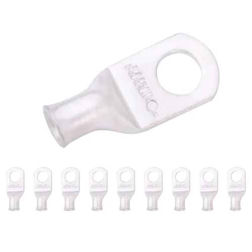 Miniatura 248 de SELTERM 5 piezas terminales de cable de cobre estañado 1/0 AWG perno de 1/2", extremos de cable de batería, terminales de anillo, conectores