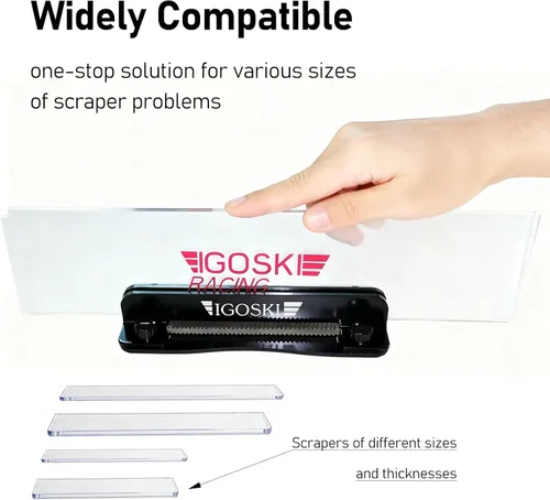 Miniatura 3 de Wax Scraper Tuner - Repair, Recover and Sharpen Your Ski or Snowboard Waxing Tools (Scraper Tuner) (Black)