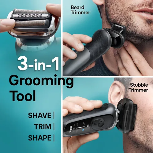 Miniatura 7 de Braun Series 7 - Afeitadora eléctrica para hombres, maquinilla de afeitar húmeda y seca, centro de limpieza y carga SmartCare 4 en 1, accesorio