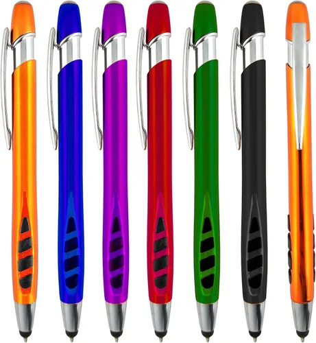 Lápiz capacitivo, pantalla táctil 2 en 1 y bolígrafo de escritura, punta sensible para tu iPad, iPhone, Samsung Galaxy y más, varios colores de