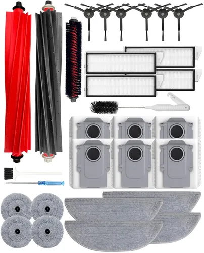 Miniatura 11 de Yivy 24 piezas de repuesto compatibles con Roborock Q7 M5+/ Q7 M5/Q7 L5/Q7 L5+, 2 cepillos principales, 6 cepillos laterales, 4 filtros HEPA, 4