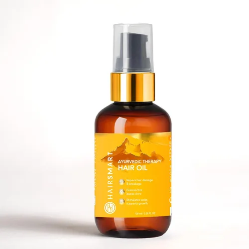 Aceite de romero de terapia ayurvédica para el crecimiento del cabello - Brahmi Bhringraj & Amla | Productos para el cabello anti encrespamiento |