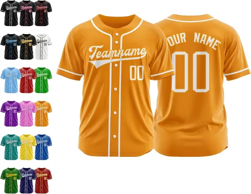 Miniatura 8 de Camiseta de béisbol personalizada, nombre de béisbol personalizado, logotipo de número, camiseta de béisbol personalizada para hombres, mujeres
