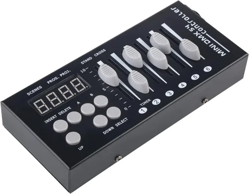 Miniatura 6 de Controlador DMX 54 Canales Mini DMX 512 para DJ, Escenario y Luces LED