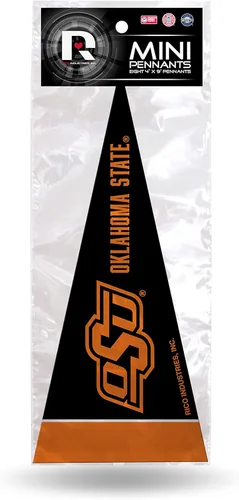Miniatura 27 de Rico Industries NCAA - Juego de mini banderines de fieltro de 4 x 9 pulgadas (incluye 8 piezas)