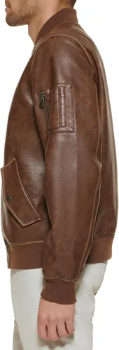 Miniatura 2 de Chaqueta universitaria bomber de piel sintética Levi's para hombre