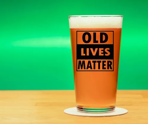 Miniatura 4 de Old Lives Matter - Vaso de cerveza – Regalos divertidos para hombres, papá, marido o abuelo – Regalo de jubilación, regalo de cumpleaños