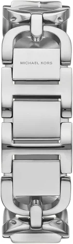 Miniatura 3 de Michael Kors MK Empire - Reloj rectangular de acero inoxidable para mujer con correa de acero o cuero