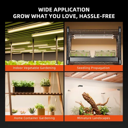 Miniatura 8 de Spider Farmer Luces LED de cultivo de 1 pie para plantas de interior, espectro completo (3000 K+5000 K+660 nm), 40 W