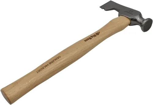 Miniatura 5 de Big Horn 15140 Hacha para paneles de yeso de 14 onzas con cara impactante fresada y mango de nogal