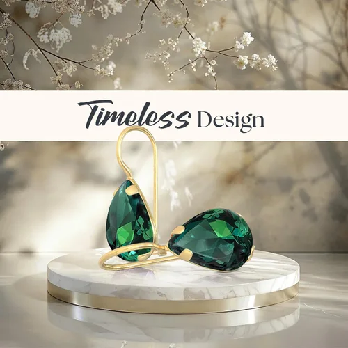 Miniatura 45 de 14K Solid Gold Earrings - Gemstone Earrings for Women - 14K Gold Earrings for Women - Birthstone Earrings - Teardrop Earrings for Women - Gold