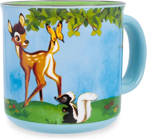 Miniatura 2 de Disney Bambi Meadow Scene - Taza de café de viaje sin BPA para café expreso, cafeína, cacao, esencial para el hogar y la cocina, bonitos regalos
