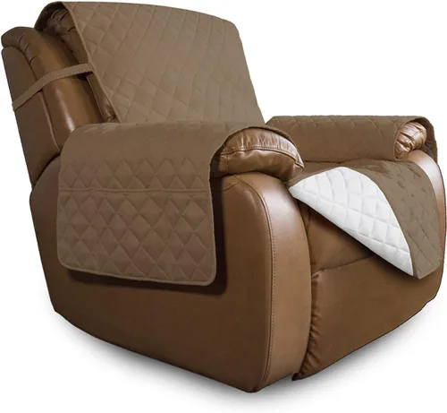 Miniatura 116 de Easy-Going - Funda para sofá, futón y sillón sin reposabrazos, reversible, resistente al agua, para mascotas y niños (azul oscuro/azul claro)