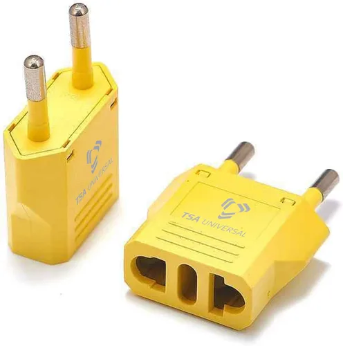 Miniatura 9 de Adaptador de corriente de viaje de Estados Unidos a Bélgica para conectar enchufes eléctricos de América del Norte a tomacorrientes belgas para Negro