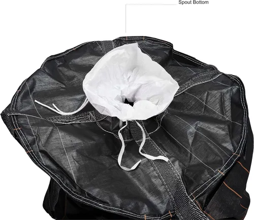 Miniatura 5 de Bolsa de envase intermedia a granel flexible de polipropileno pesado de 43 "para 1,3 yardas cúbicas de embalaje de plástico a granel bolsa 2600LBS