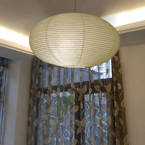 Miniatura 4 de Paquete de 2 linternas de papel ovaladas blancas de 16 pulgadas, linternas de papel chino japonés para decoración del hogar, boda, decoración