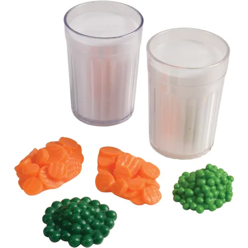 Miniatura 2 de Cp Toys - Juego de comida de plástico para dos personas, 16