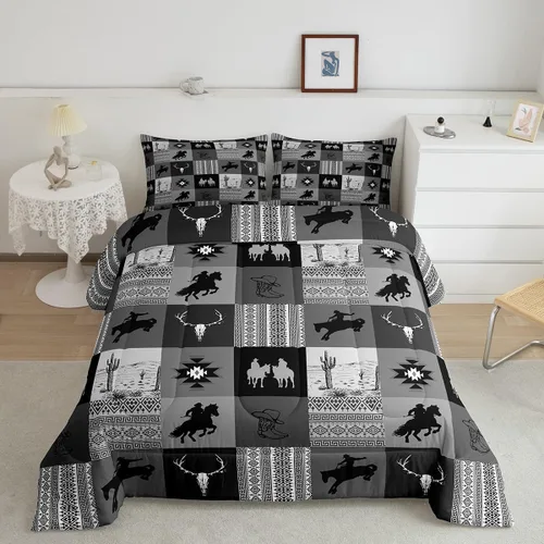 Miniatura 53 de Feelyou Lindo juego de ropa de cama de ajolote para niños y niñas tamaño twin, juego de edredón de salamandra para niños, mujeres y hombres, edredón