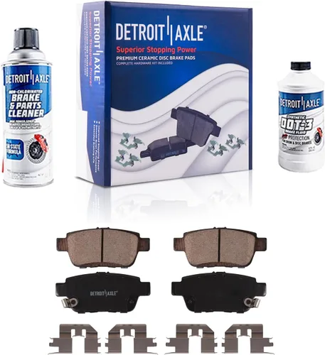 Miniatura 51 de Detroit Axle - Pastillas de freno de cerámica delanteras Reemplazo de pinza de freno derecha para Dodge Ram 1500 Dakota, Ram 1500 Classic - Juego
