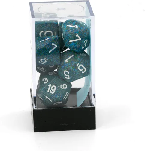 Miniatura 5 de Chessex CHX25316 Juego de mar moteado en dados