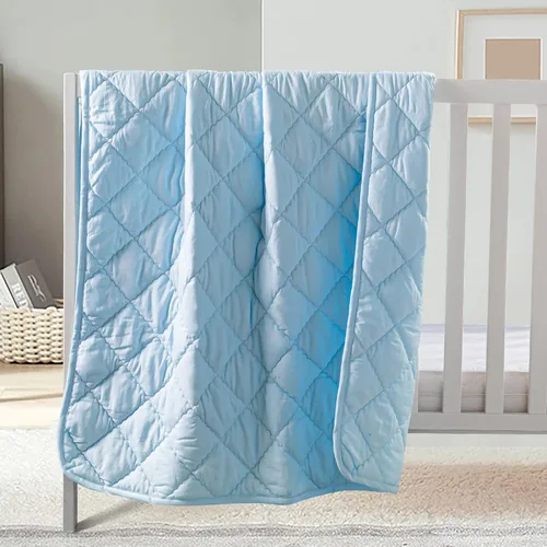 FLXXIE Edredón de Microfibra Alternativo al Plumón para Niños Pequeños Lavable a Máquina, Manta Acolchada Súper Suave y Ligera para Cuna de Niños