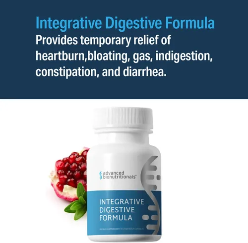 Miniatura 4 de Advanced Bionutritionals Fórmula digestiva integradora, apoya la digestión saludable con raíz de jengibre, alivio digestivo natural para acidez