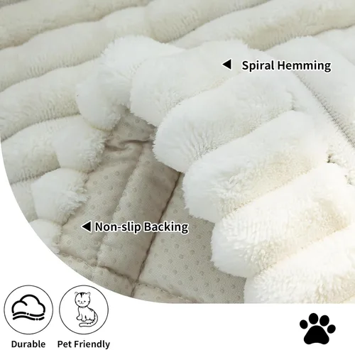 Miniatura 3 de Funda para sofá, fundas de sofá para perros, lavables, antideslizantes, a rayas, para sofá seccional, protector de muebles para forma de L