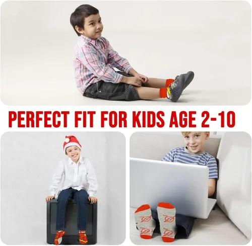 Miniatura 4 de DC Comics Calcetines para niños paquete de 10 calcetines para niños calcetines para niños pequeños con The Batman Superman Wonder Woman y Flash