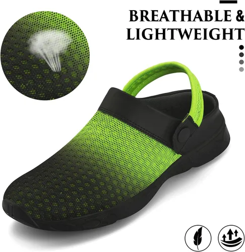 Miniatura 2 de SAGUARO - Zapatos de jardín de secado rápido para hombre y mujer, ligeros y transpirables. Zuecos de jardinería, sandalias de agua y malla