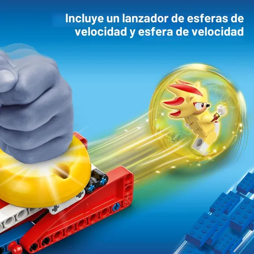 Miniatura 3 de LEGO Sonic The Hedgehog Super Shadow vs. Biolizard, regalo de jugador para niños y niñas, divertido juego coleccionable para niños y fanáticos