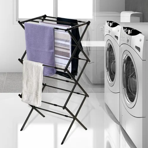Miniatura 5 de BLACK+DECKER Organizador de lavandería extensible/plegable para secar ropa. Esencial para campamento/remolques o cualquier lugar donde seque la ropa