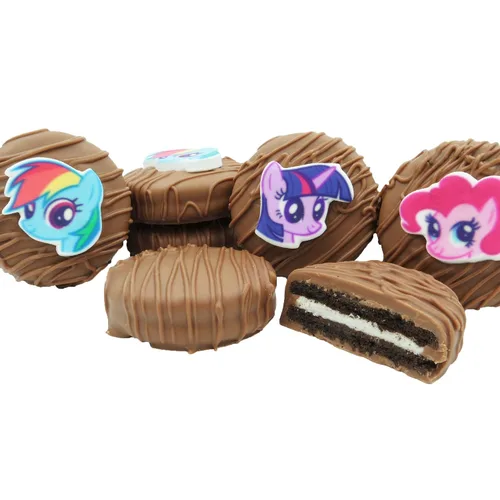 Miniatura 26 de Galletas de la marca Philadelphia Candies cubiertos por ambos lados de chocolate negro y con leche, y crema de cacahuete de la marca Nutter Butter