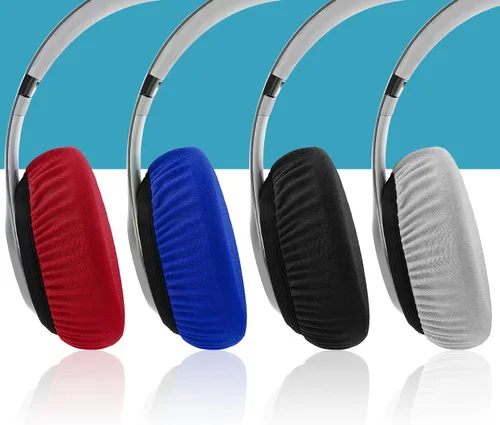 Miniatura 7 de Protectores de tela flexible para los oídos, elásticos y lavables para Beats Studio 3/2, Bose QC35 25 15 y otros auriculares con almohadillas de 3 a
