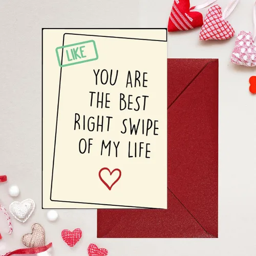 Miniatura 4 de Cheerin Divertida tarjeta de aniversario con sobres, tarjetas de amor humorísticas para él y ella, tarjeta romántica para marido, esposa, prometido