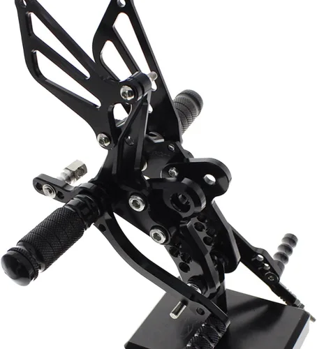 Miniatura 5 de FXCNC Reposapiés ajustables para motocicleta CNC Billet, compatibles con GSXR1300 GSX1300R HAYABUSA 1999-2020