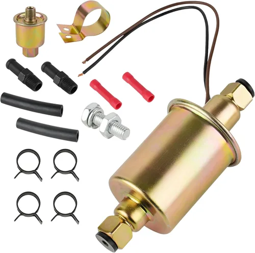 Bomba de combustible eléctrica universal de 12 V, 5-9 PSI 30 GPH de gasolina y gasóleo, bomba de transferencia de combustible diesel para motor de