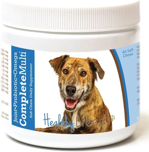 Miniatura 160 de Healthy Breeds Pug todo en uno multivitamínico suave masticable 60